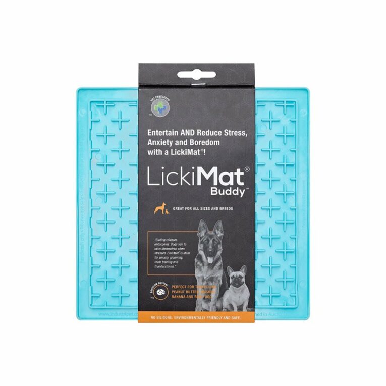 Günstig LickiMat Buddy Leckmatte Türkis i mPreisvergleich in unserem Onlineshop auf Hundeliebe-shop.de kaufen.