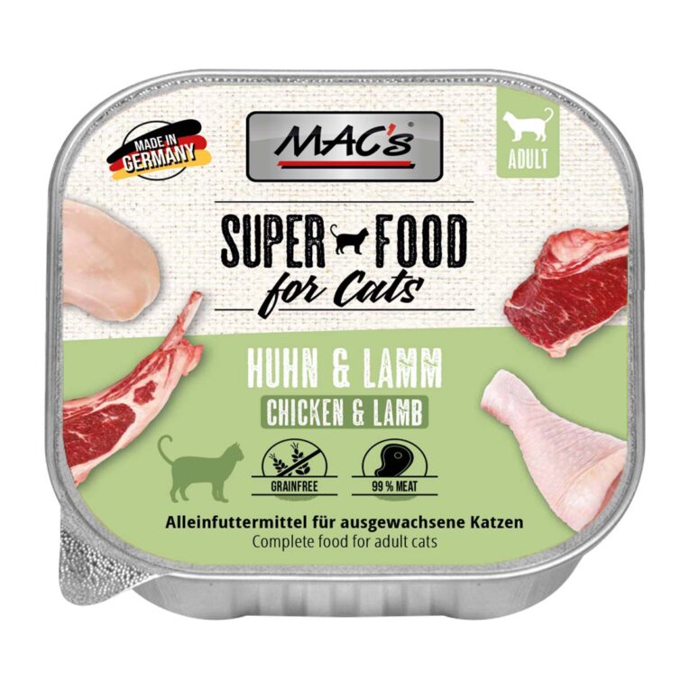 Günstig MAC’s Cat Huhn und Lamm 16x100g i mPreisvergleich in unserem Onlineshop auf Hundeliebe-shop.de kaufen.