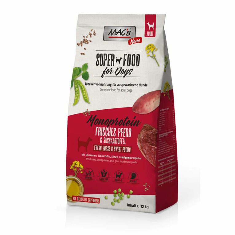 Günstig MAC’s Dog Mono Pferd 2x12kg i mPreisvergleich in unserem Onlineshop auf Hundeliebe-shop.de kaufen.