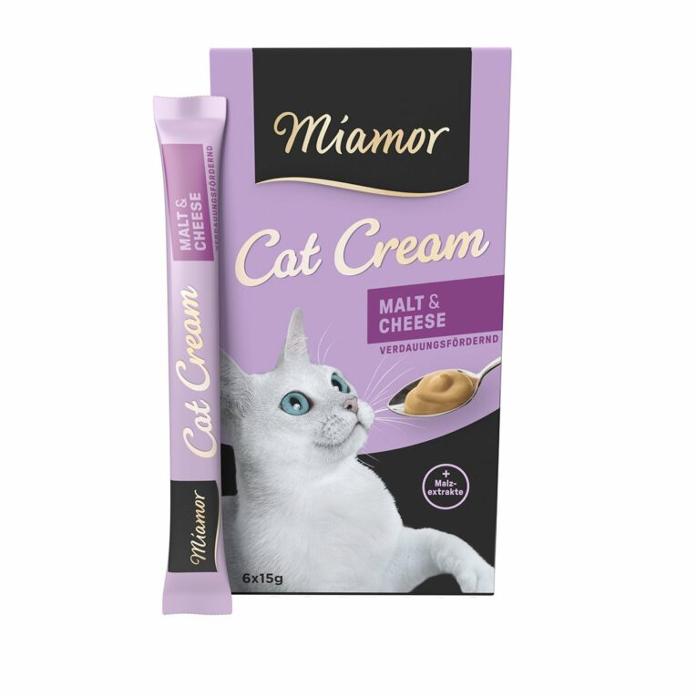 Günstig Miamor Cat Cream Malt & Cheese 24x15g i mPreisvergleich in unserem Onlineshop auf Hundeliebe-shop.de kaufen.