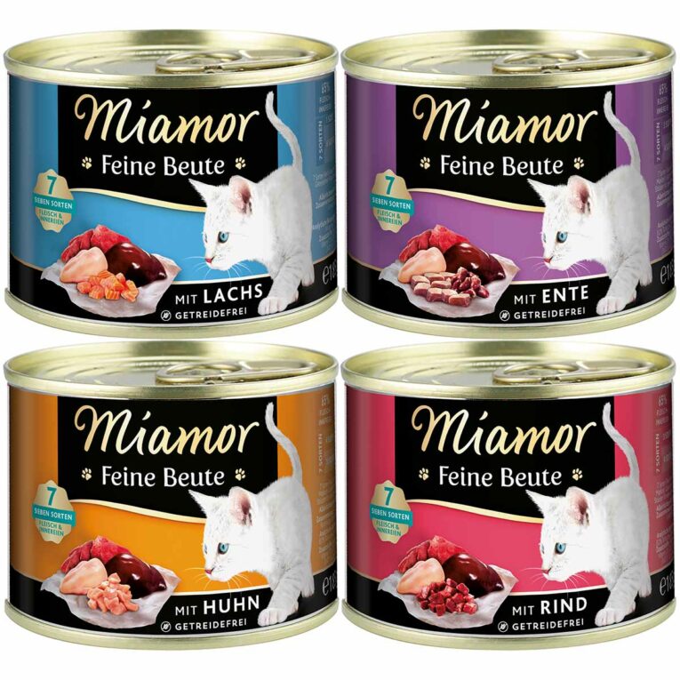 Günstig Miamor Feine Beute Mixpaket 12x185g i mPreisvergleich in unserem Onlineshop auf Hundeliebe-shop.de kaufen.