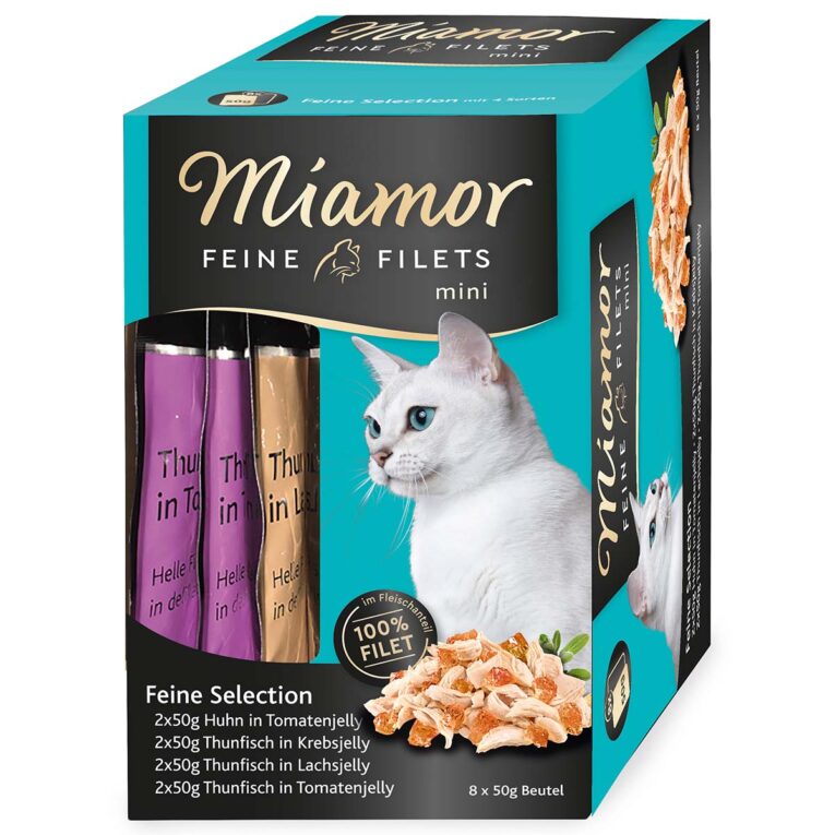 Günstig Miamor Feine Filets Mini Multibox Feine Selection 8x50g i mPreisvergleich in unserem Onlineshop auf Hundeliebe-shop.de kaufen.