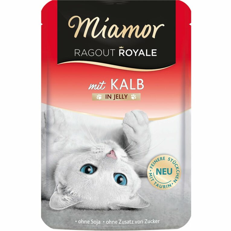 Günstig Miamor Ragout Royale Kalb in Jelly 44x100g i mPreisvergleich in unserem Onlineshop auf Hundeliebe-shop.de kaufen.