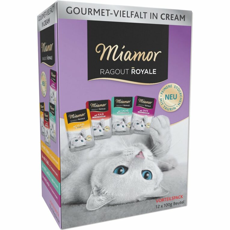 Günstig Miamor Ragout Royale Cream Vielfalt Multibox 60x100g i mPreisvergleich in unserem Onlineshop auf Hundeliebe-shop.de kaufen.