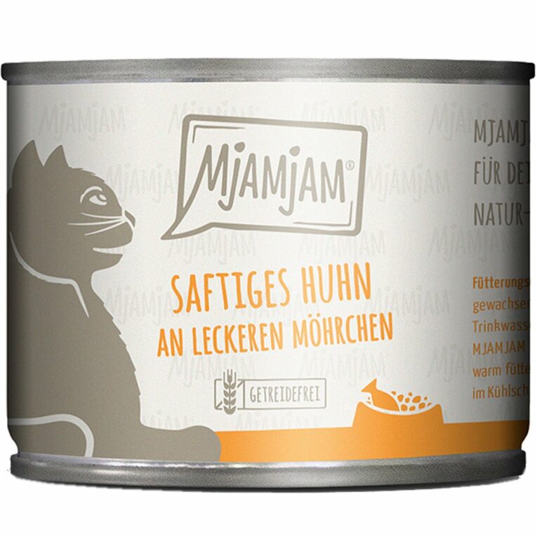 Günstig MjAMjAM saftiges Huhn an leckeren Möhrchen 24x200g i mPreisvergleich in unserem Onlineshop auf Hundeliebe-shop.de kaufen.