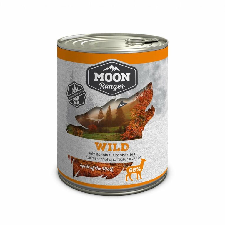 Günstig MOON Ranger Wild mit Kürbis 12x800g i mPreisvergleich in unserem Onlineshop auf Hundeliebe-shop.de kaufen.
