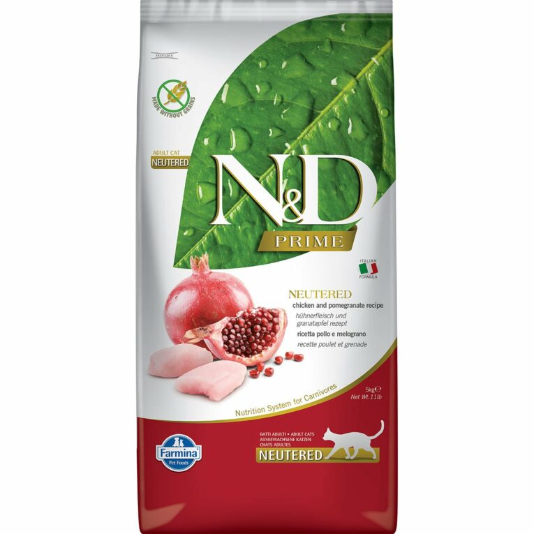 Günstig N&D Huhn&Granatapfel für kastrierte Katzen getreidefrei 5kg i mPreisvergleich in unserem Onlineshop auf Hundeliebe-shop.de kaufen.