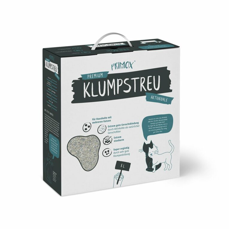 Günstig PRIMOX® Premium KLUMPSTREU Aktivkohle 8l i mPreisvergleich in unserem Onlineshop auf Hundeliebe-shop.de kaufen.