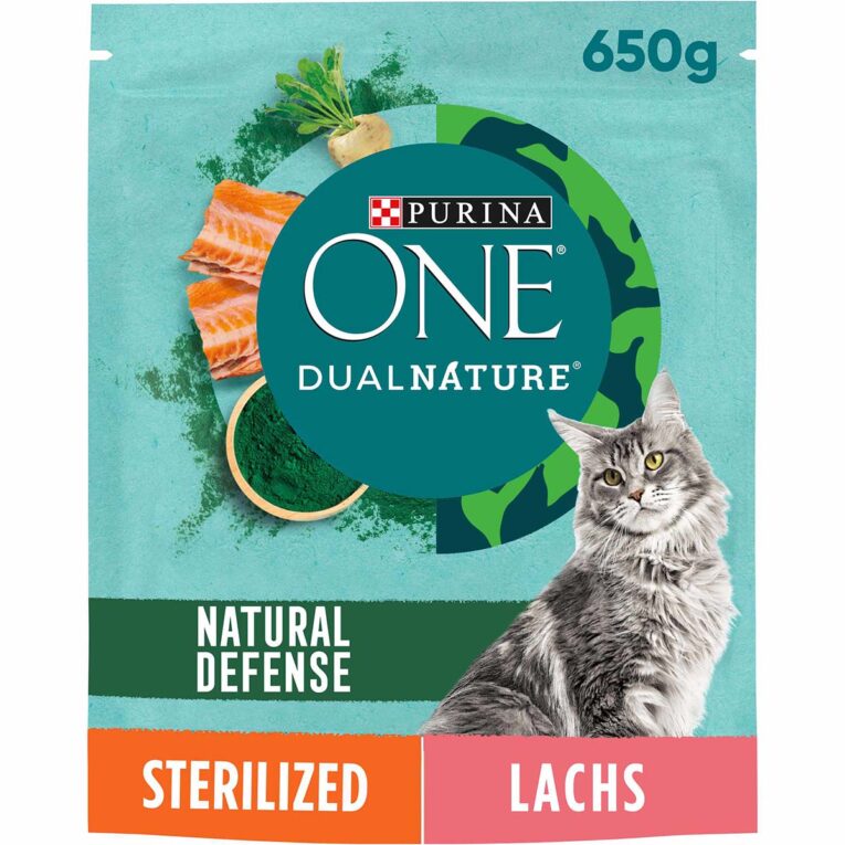 Günstig PURINA ONE Dual Nature kastrierte Katze Lachs