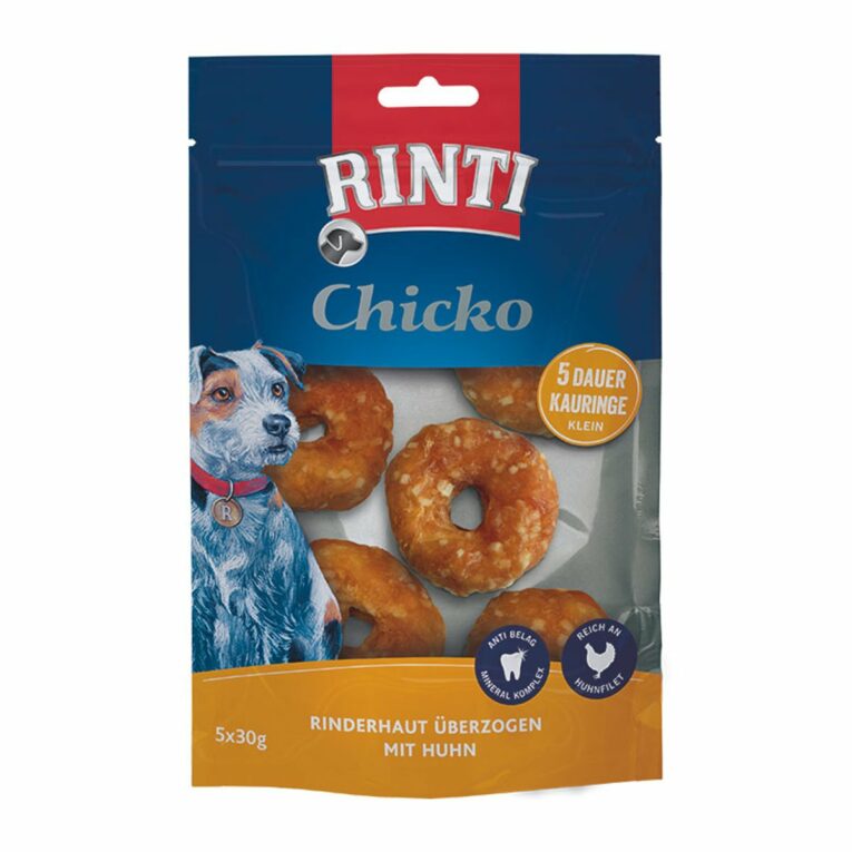Günstig RINTI Chicko Dauer-Kauring Klein 15x30g i mPreisvergleich in unserem Onlineshop auf Hundeliebe-shop.de kaufen.