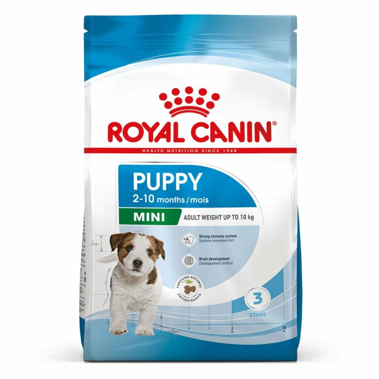 Günstig ROYAL CANIN MINI Puppy Trockenfutter für Welpen kleiner Hunderassen 8kg i mPreisvergleich in unserem Onlineshop auf Hundeliebe-shop.de kaufen.