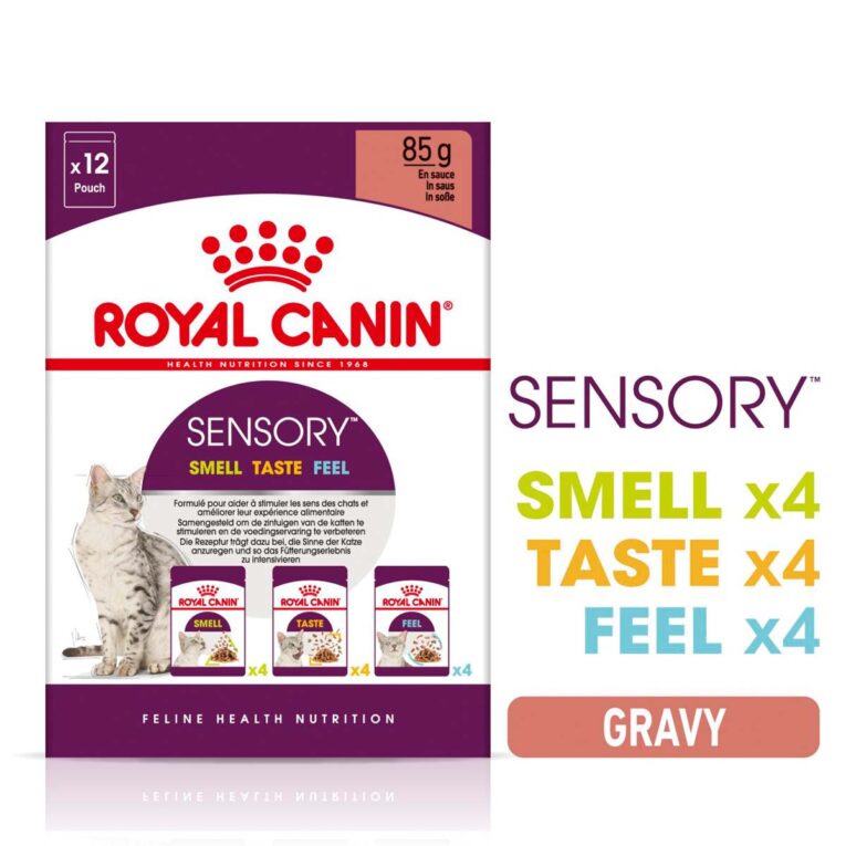 Günstig Royal Canin Sensory Multipack Gravy 48x85g i mPreisvergleich in unserem Onlineshop auf Hundeliebe-shop.de kaufen.