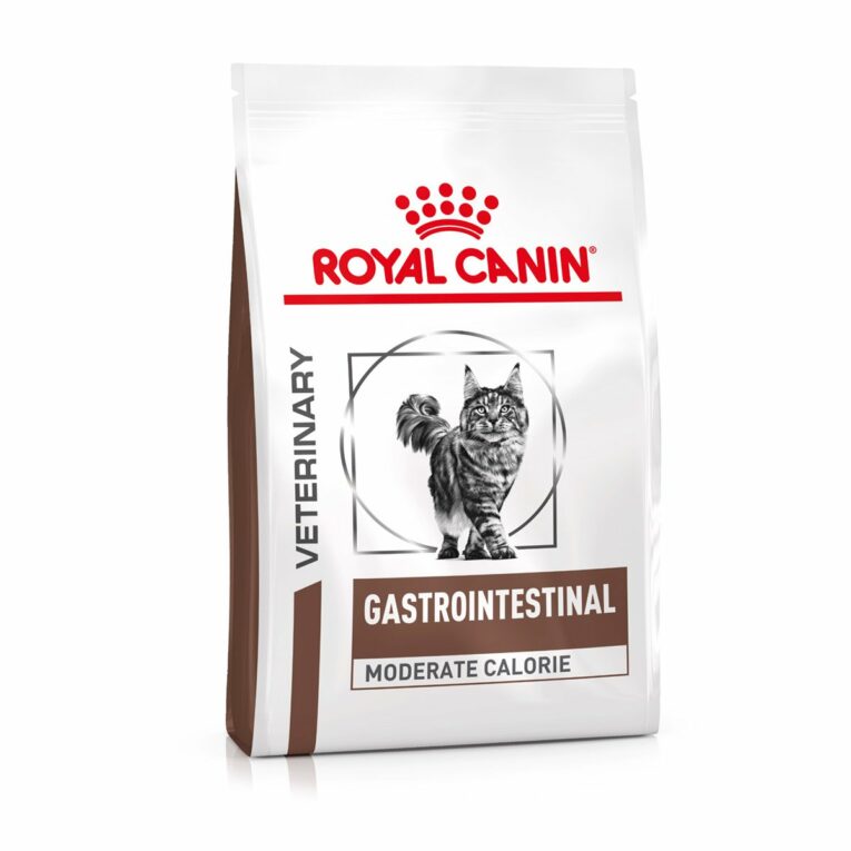 Günstig ROYAL CANIN® Veterinary GASTROINTESTINAL MODERATE CALORIE Trockenfutter für Katzen 2kg i mPreisvergleich in unserem Onlineshop auf Hundeliebe-shop.de kaufen.