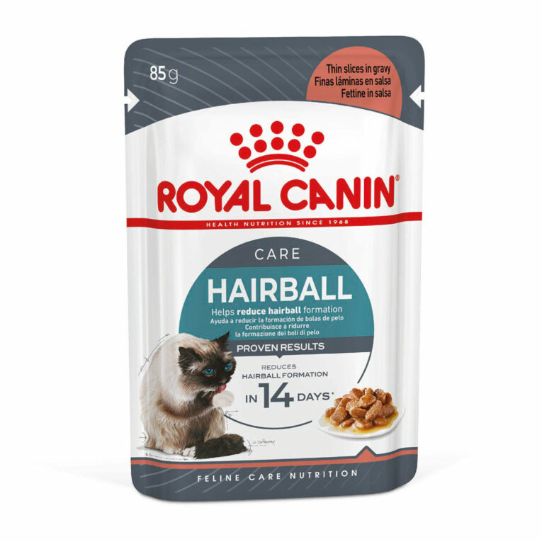 Günstig Royal Canin FCN Hairball Care Gravy 48x85g i mPreisvergleich in unserem Onlineshop auf Hundeliebe-shop.de kaufen.