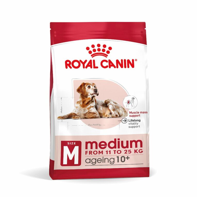 Günstig ROYAL CANIN MEDIUM Ageing 10+ Trockenfutter für ältere mittelgroße Hunde 2x15kg i mPreisvergleich in unserem Onlineshop auf Hundeliebe-shop.de kaufen.