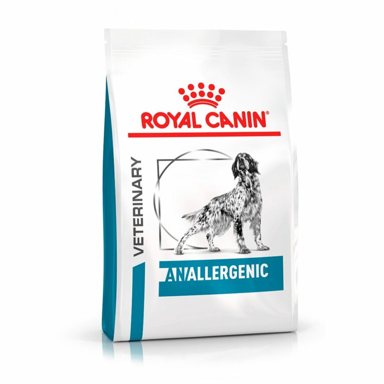 Günstig ROYAL CANIN Veterinary ANALLERGENIC Trockenfutter für Hunde 3kg i mPreisvergleich in unserem Onlineshop auf Hundeliebe-shop.de kaufen.