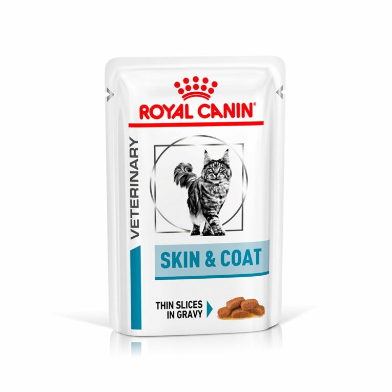 Günstig ROYAL CANIN Veterinary SKIN & COAT Nassfutter für Katzen 12x85g i mPreisvergleich in unserem Onlineshop auf Hundeliebe-shop.de kaufen.