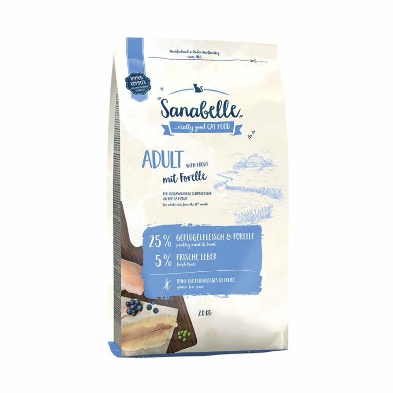 Günstig Sanabelle Adult Forelle 2kg i mPreisvergleich in unserem Onlineshop auf Hundeliebe-shop.de kaufen.