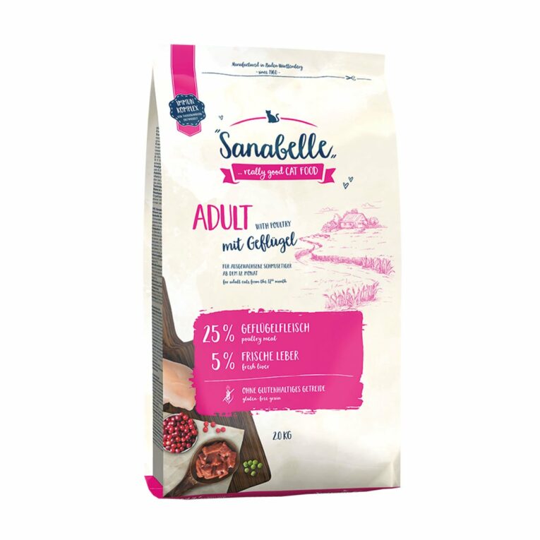 Günstig Sanabelle Adult Geflügel 2kg i mPreisvergleich in unserem Onlineshop auf Hundeliebe-shop.de kaufen.