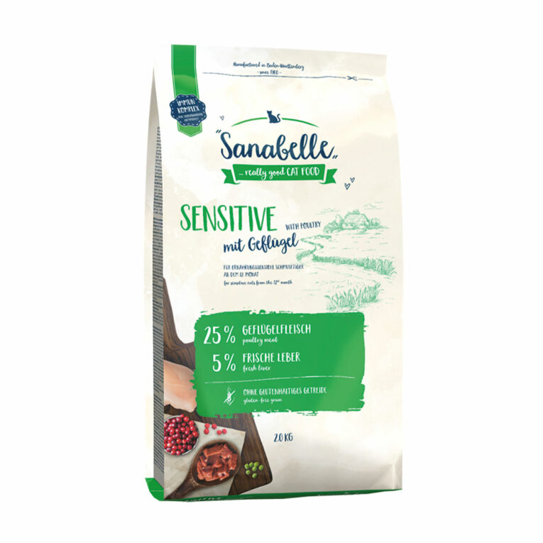 Günstig Sanabelle Sensitive Geflügel 2kg i mPreisvergleich in unserem Onlineshop auf Hundeliebe-shop.de kaufen.