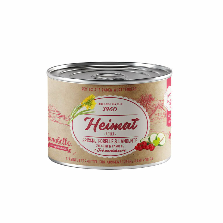 Günstig Sanabelle Heimat frische Forelle & Landente 12x200g i mPreisvergleich in unserem Onlineshop auf Hundeliebe-shop.de kaufen.