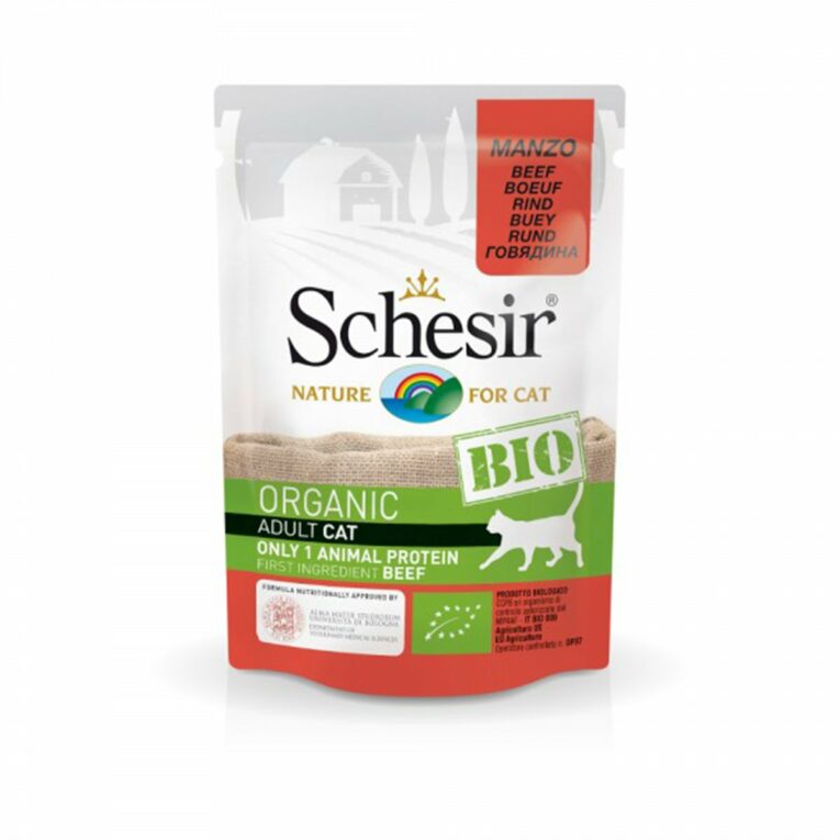 Günstig Schesir Cat Bio Rind 16x85g i mPreisvergleich in unserem Onlineshop auf Hundeliebe-shop.de kaufen.