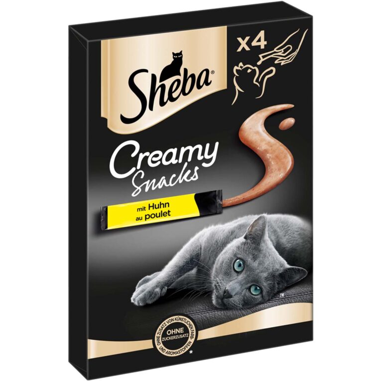 Günstig SHEBA® Creamy Snacks mit Huhn 8x12g i mPreisvergleich in unserem Onlineshop auf Hundeliebe-shop.de kaufen.