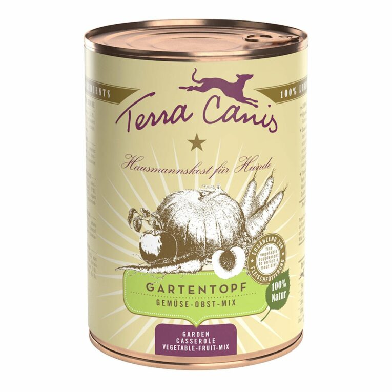 Günstig Terra Canis Gartentopf Classic Obst-Gemüse-Mischung 12×400 i mPreisvergleich in unserem Onlineshop auf Hundeliebe-shop.de kaufen.
