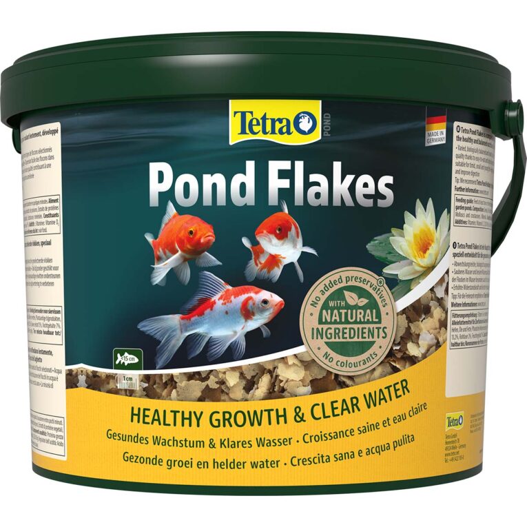 Günstig Tetra Teichfutter Pond Flakes 10l i mPreisvergleich in unserem Onlineshop auf Hundeliebe-shop.de kaufen.