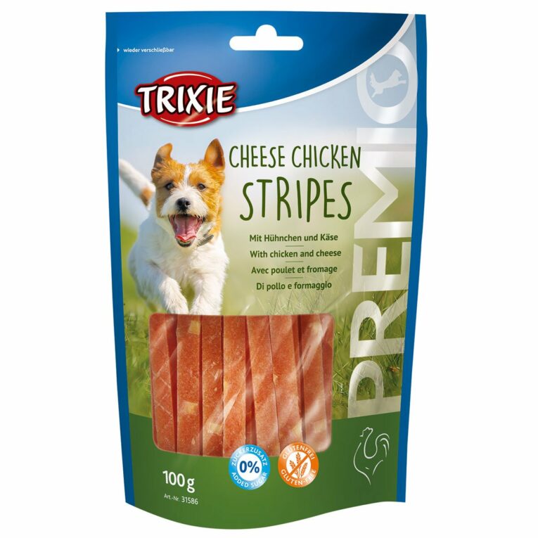 Günstig Trixie Hundesnack PREMIO Cheese Chicken Stripes 6x100g i mPreisvergleich in unserem Onlineshop auf Hundeliebe-shop.de kaufen.