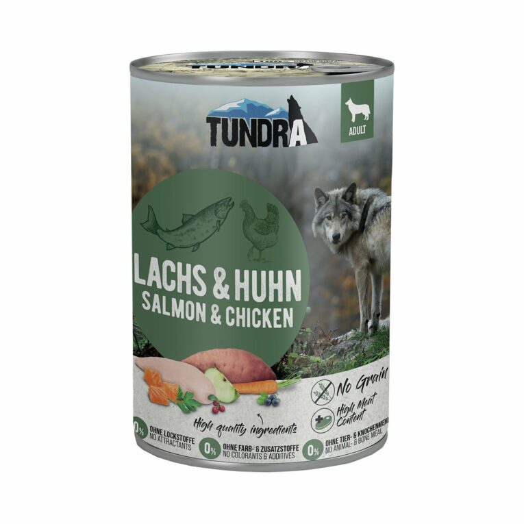 Günstig Tundra Dog Lachs & Huhn 12x400g i mPreisvergleich in unserem Onlineshop auf Hundeliebe-shop.de kaufen.