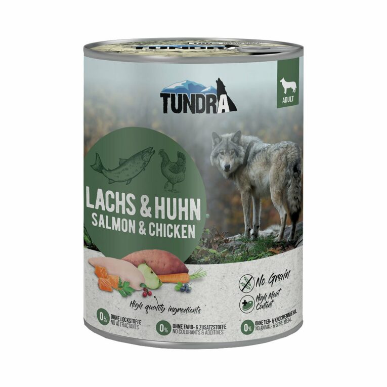 Günstig Tundra Dog Lachs & Huhn 12x800g i mPreisvergleich in unserem Onlineshop auf Hundeliebe-shop.de kaufen.