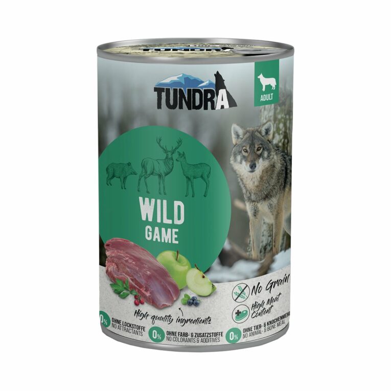 Günstig Tundra Dog Wild 12x400g i mPreisvergleich in unserem Onlineshop auf Hundeliebe-shop.de kaufen.