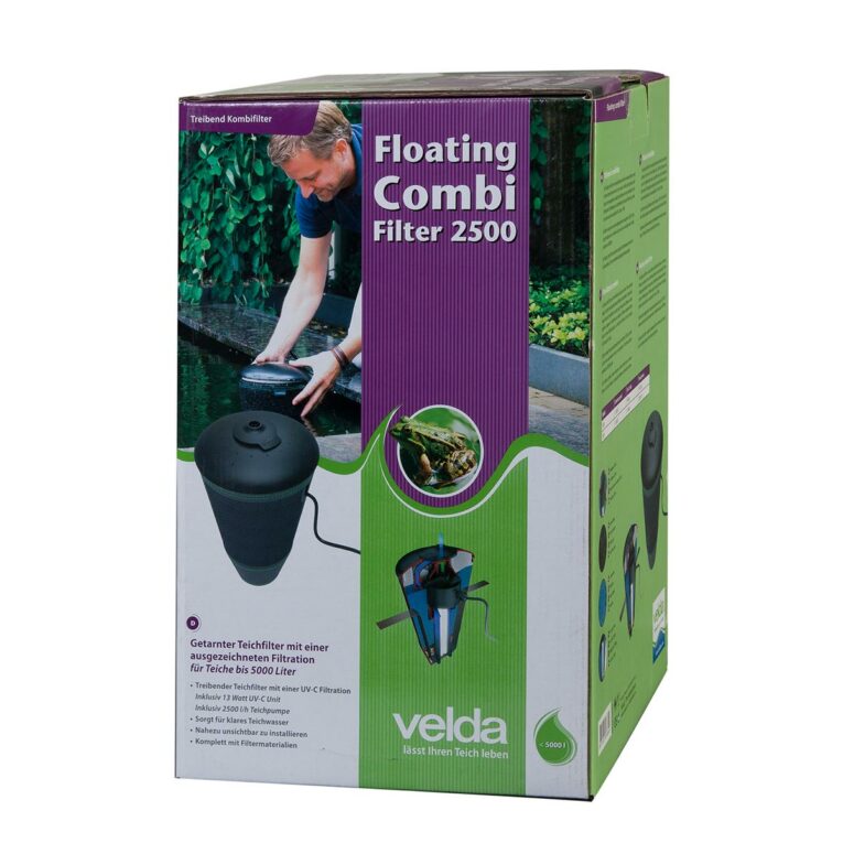 Günstig Velda Floating Combi Filter 2500 i mPreisvergleich in unserem Onlineshop auf Hundeliebe-shop.de kaufen.