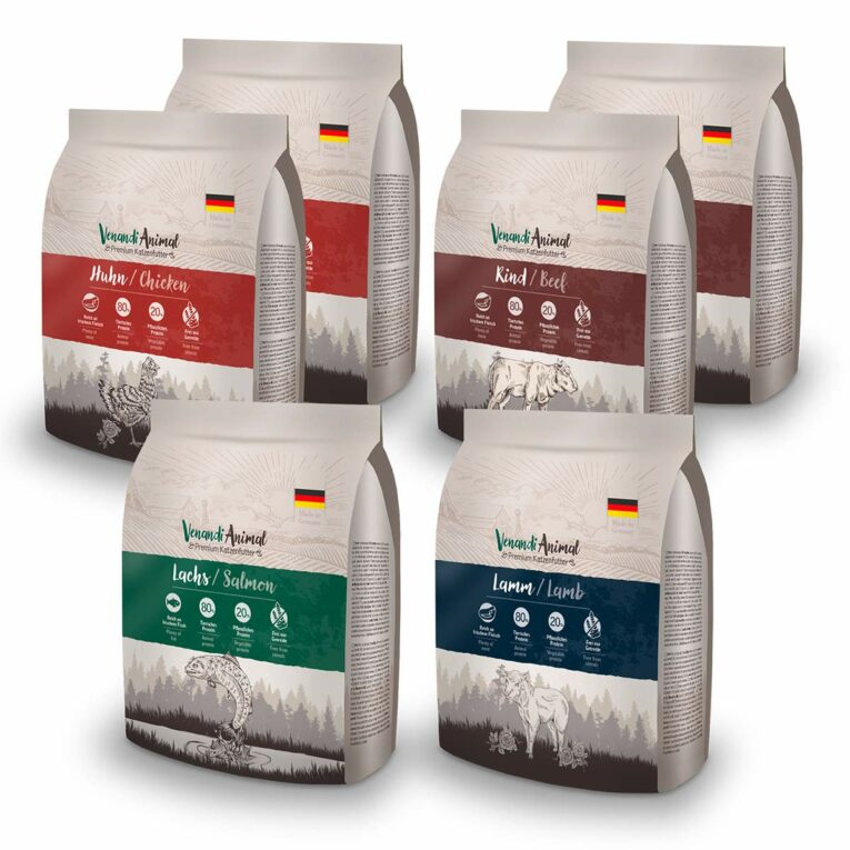 Günstig Venandi Animal – Probierpaket 6×300 g i mPreisvergleich in unserem Onlineshop auf Hundeliebe-shop.de kaufen.