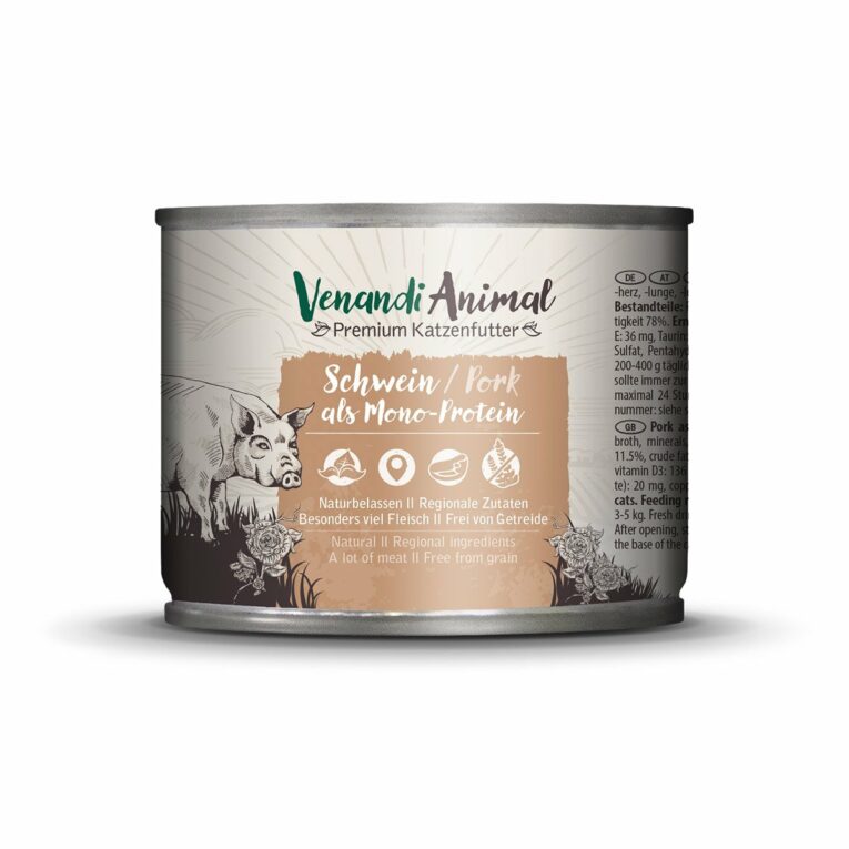 Günstig Venandi Animal – Schwein als Monoprotein 24x200g i mPreisvergleich in unserem Onlineshop auf Hundeliebe-shop.de kaufen.