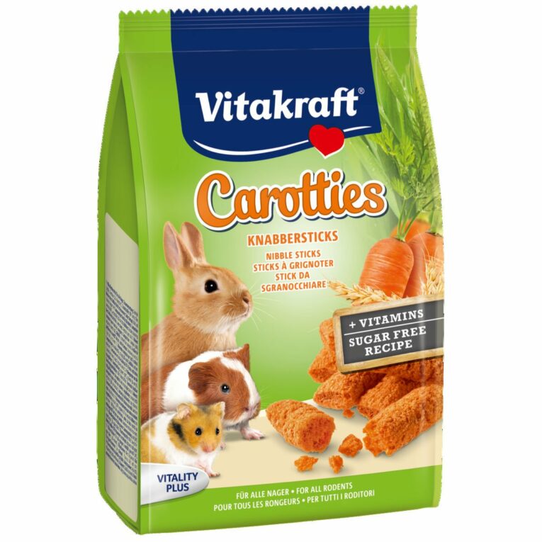 Günstig Vitakraft Carotties für alle Nager 2x50g i mPreisvergleich in unserem Onlineshop auf Hundeliebe-shop.de kaufen.