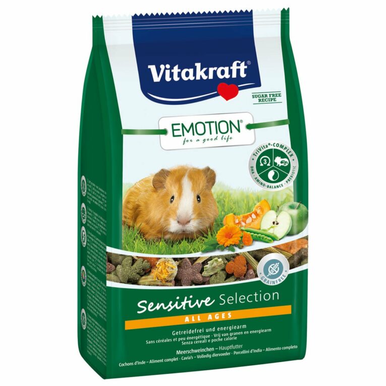 Günstig Vitakraft Emotion Sensitive Selection Meerschweinchen 600g i mPreisvergleich in unserem Onlineshop auf Hundeliebe-shop.de kaufen.