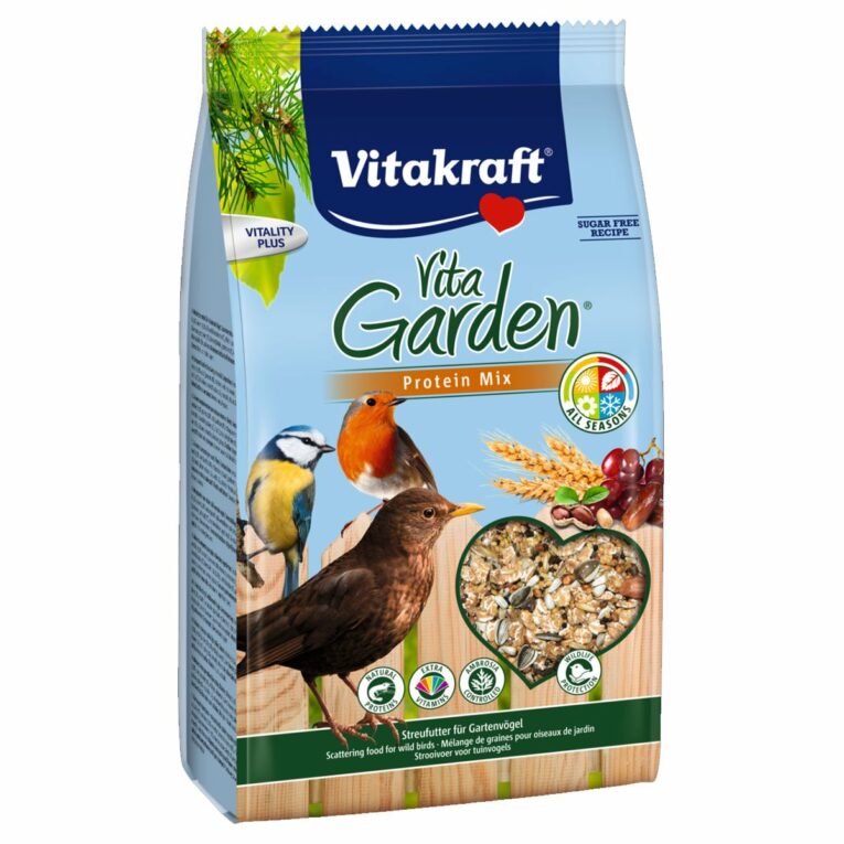 Günstig Vitakraft Vogelfutter Vita Garden Protein Mix 1kg i mPreisvergleich in unserem Onlineshop auf Hundeliebe-shop.de kaufen.