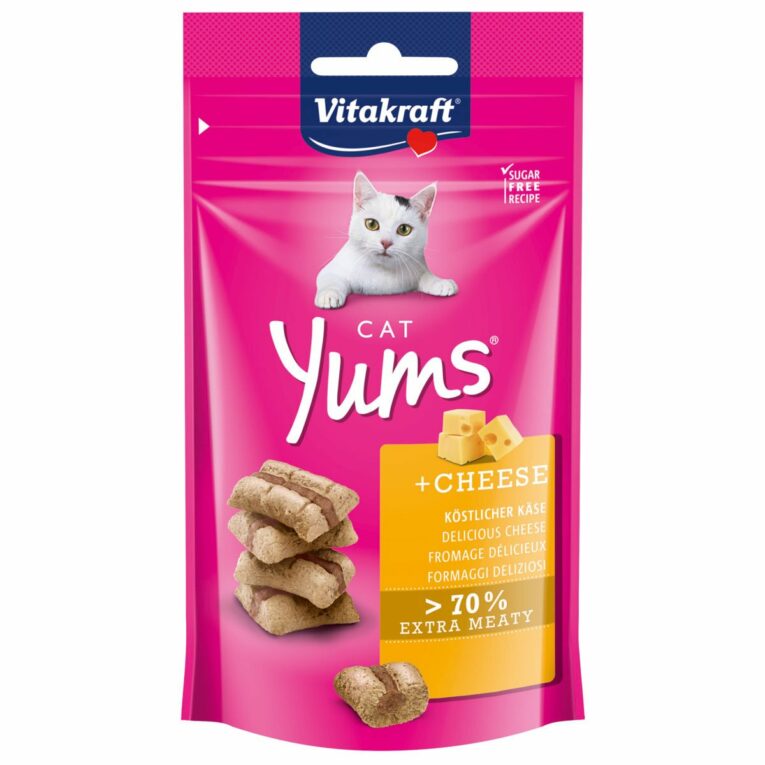 Günstig Vitakraft Katzensnack Cat Yums Käse 9x40g i mPreisvergleich in unserem Onlineshop auf Hundeliebe-shop.de kaufen.