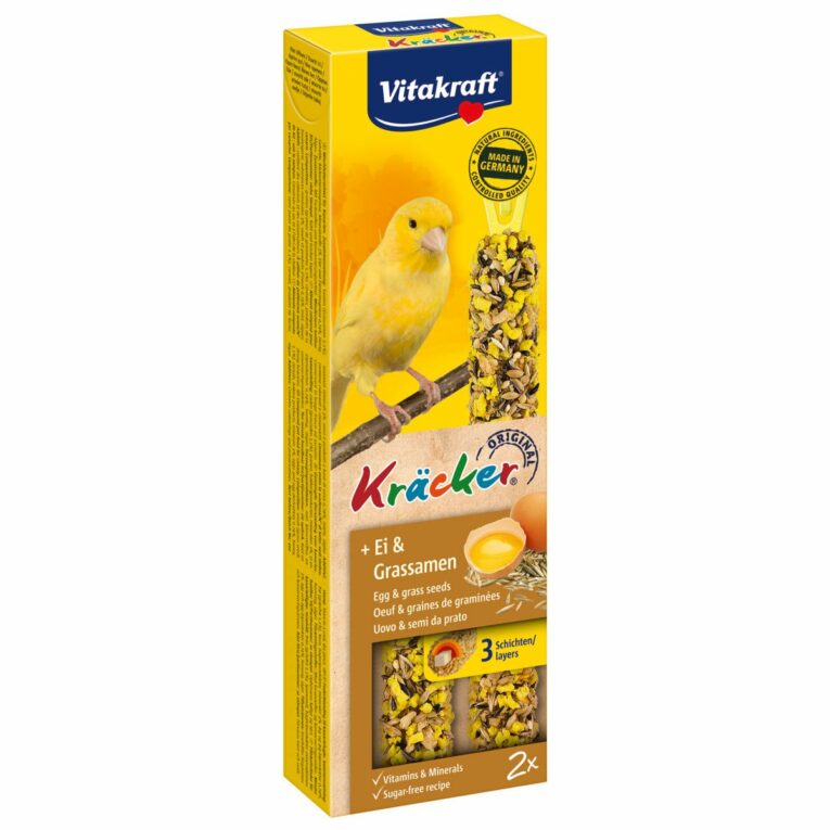 Günstig Vitakraft Kräcker mit Ei und Grassamen Kanarien 5×2 Stück i mPreisvergleich in unserem Onlineshop auf Hundeliebe-shop.de kaufen.
