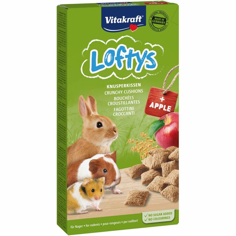 Günstig Vitakraft Loftys Apfel 10x100g i mPreisvergleich in unserem Onlineshop auf Hundeliebe-shop.de kaufen.