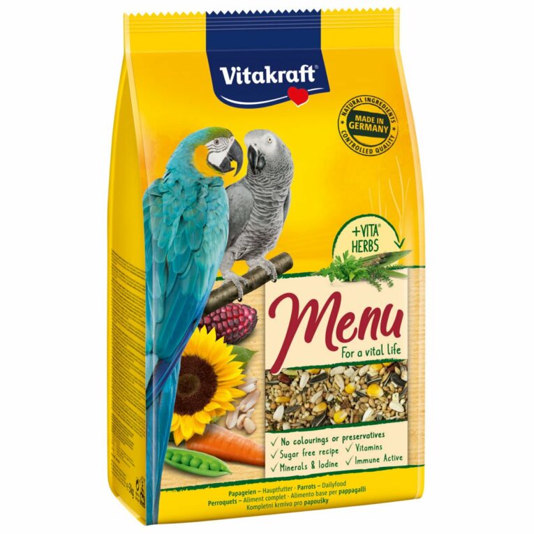 Günstig Vitakraft Menü für Papageien 4x3kg i mPreisvergleich in unserem Onlineshop auf Hundeliebe-shop.de kaufen.