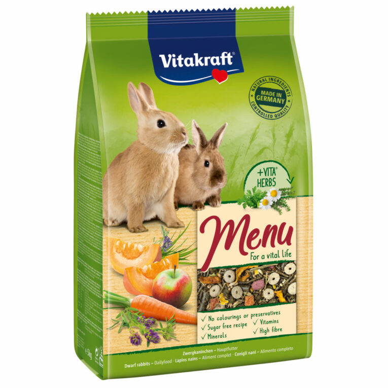 Günstig Vitakraft Menü Vital für Zwergkaninchen 5kg i mPreisvergleich in unserem Onlineshop auf Hundeliebe-shop.de kaufen.