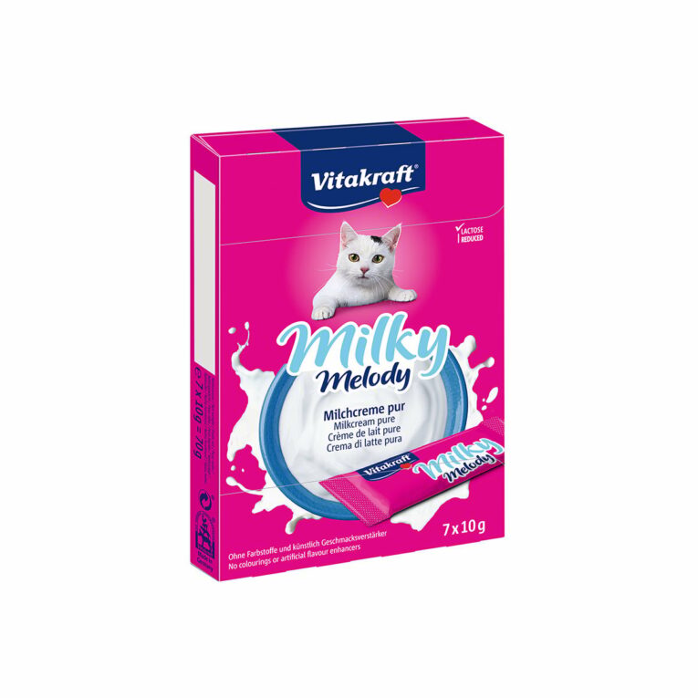 Günstig Vitakraft Katzensnack Milky Melody Pur 3x70g i mPreisvergleich in unserem Onlineshop auf Hundeliebe-shop.de kaufen.
