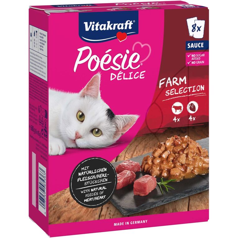Günstig Vitakraft Poésie Délice Farm Selection 8x85g i mPreisvergleich in unserem Onlineshop auf Hundeliebe-shop.de kaufen.