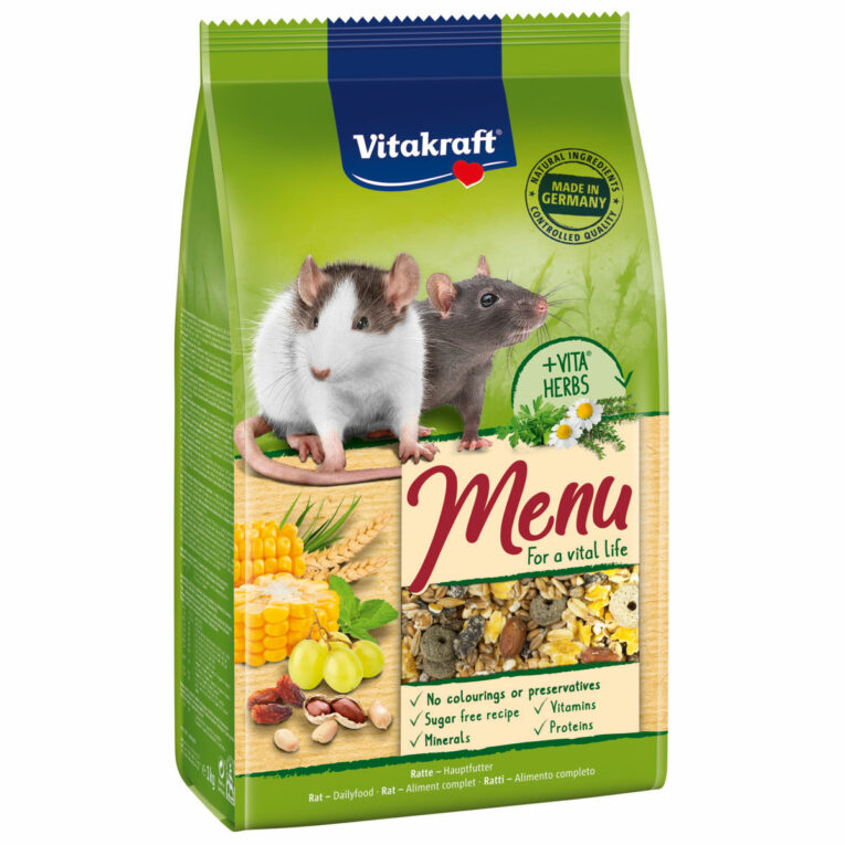 Günstig Vitakraft Premium Menü Vital für Ratten 1kg i mPreisvergleich in unserem Onlineshop auf Hundeliebe-shop.de kaufen.