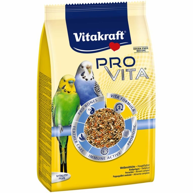 Günstig Vitakraft Vogelfutter Pro Vita Wellensittich 5x800g i mPreisvergleich in unserem Onlineshop auf Hundeliebe-shop.de kaufen.