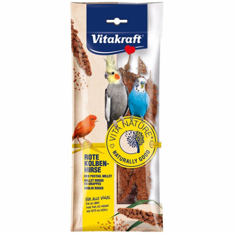 Günstig Vitakraft Vita Nature Rote Kolbenhirse 5x80g i mPreisvergleich in unserem Onlineshop auf Hundeliebe-shop.de kaufen.