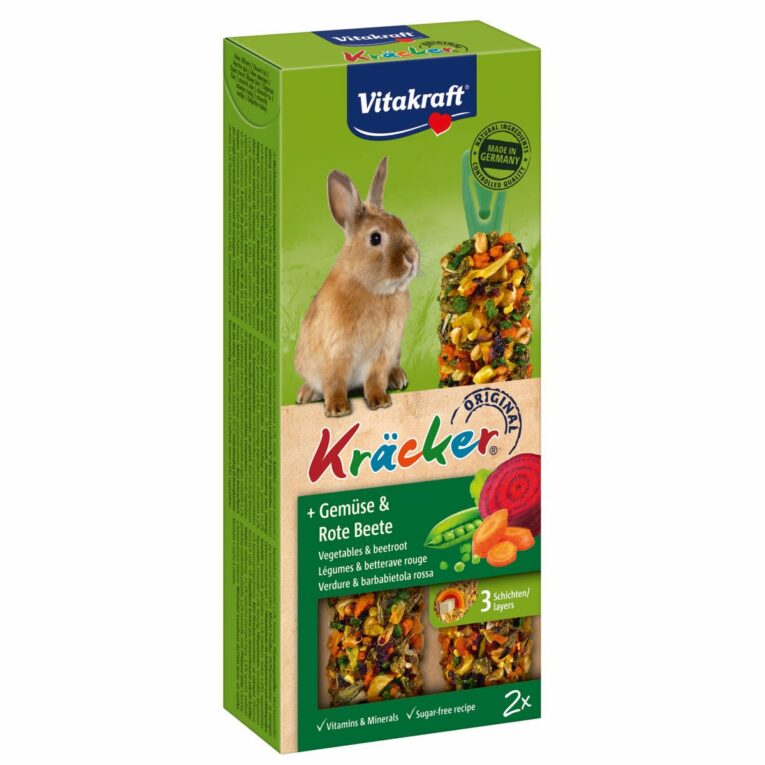 Günstig Vitakraft Zwergkaninchen Kräcker mit Gemüse & Rote Beete 2 Stück i mPreisvergleich in unserem Onlineshop auf Hundeliebe-shop.de kaufen.